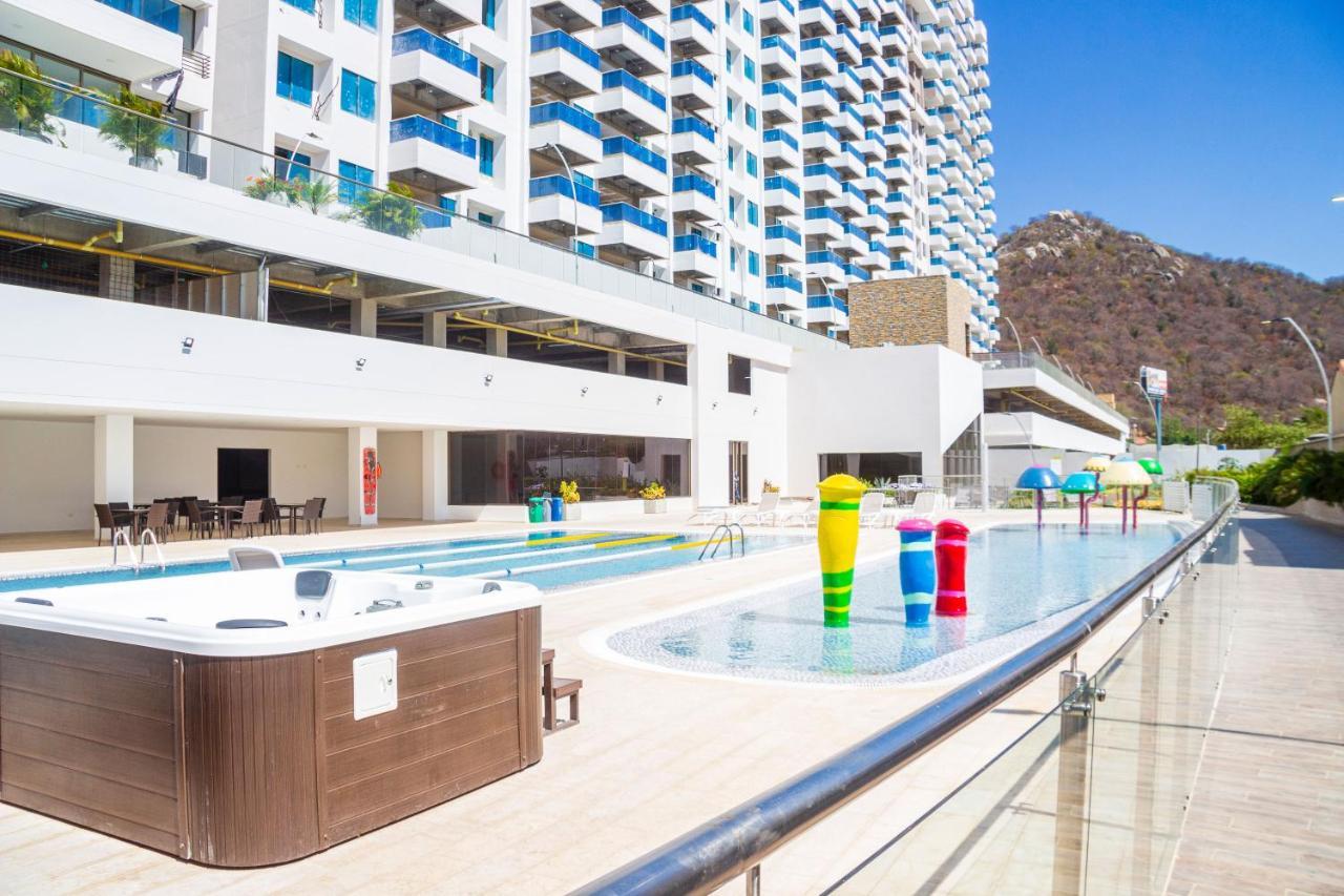 Santa Marta, Apartamentos Frente Al Mar En Samaria Club De Playa, Sector Pozos Colorados Santa Marta  Exterior foto